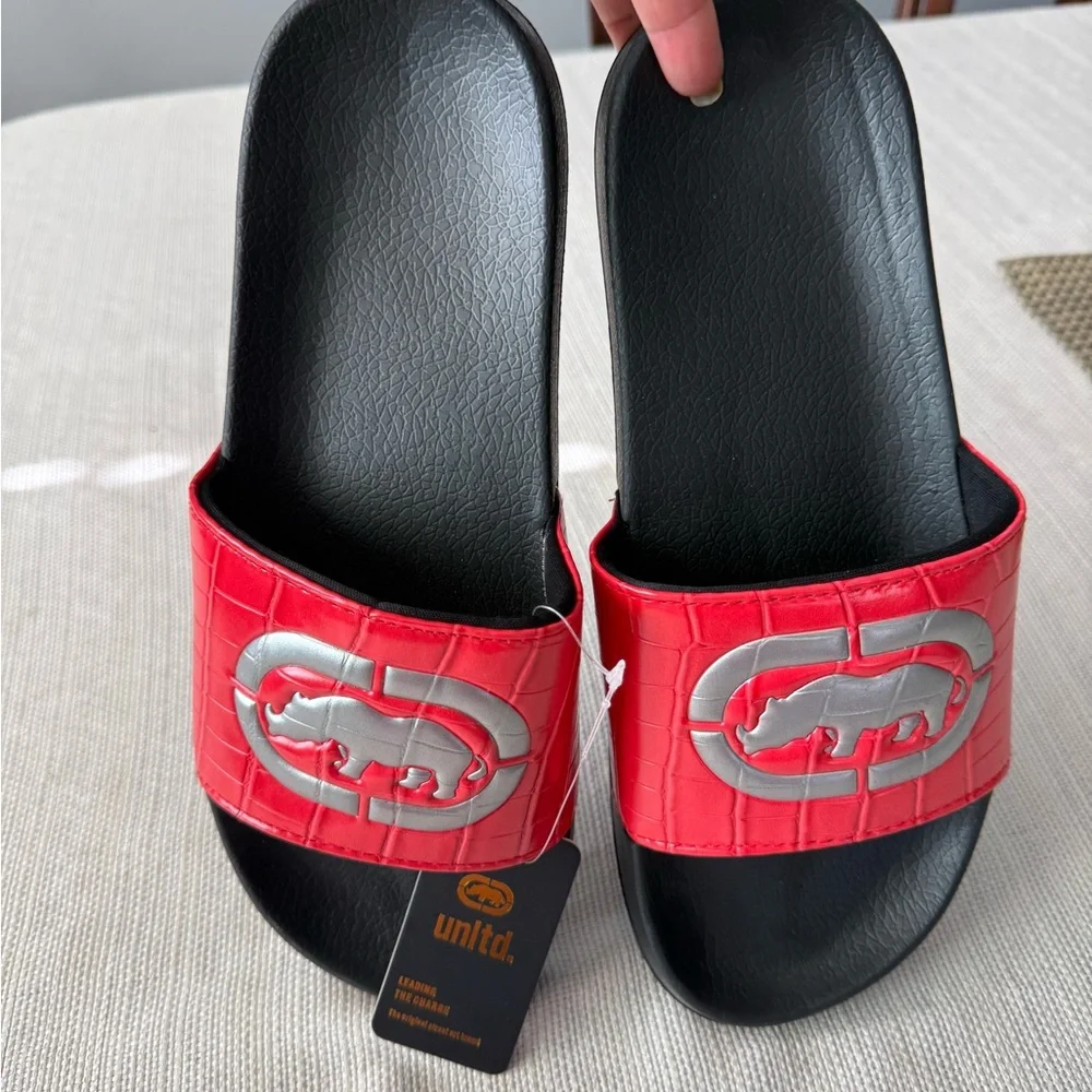 ECKO UNLTD MENS 3D logo slide